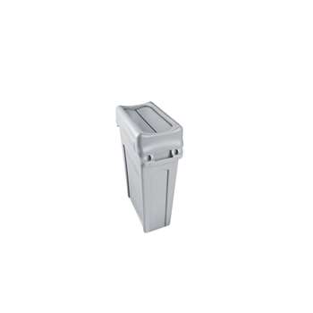 Rubbermaid Slim Jim Swing Lid 2673-60, Black